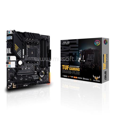 ASUS alaplap TUF GAMING B550M-PLUS (AM4, mATX)