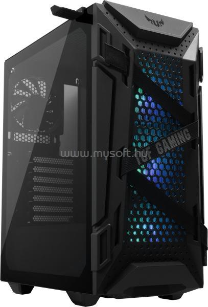 ASUS TUF GAMING GT301 Fekete (Táp nélküli) ablakos ATX ház