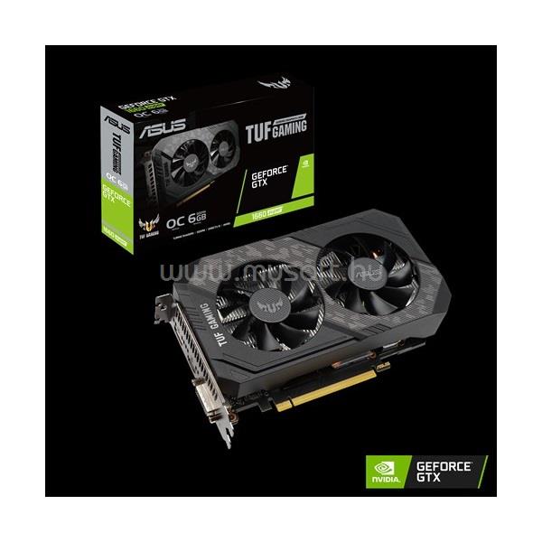 ASUS Videokártya nVidia TUF GAMING GTX1660 SUPER 6GB OC GDDR6