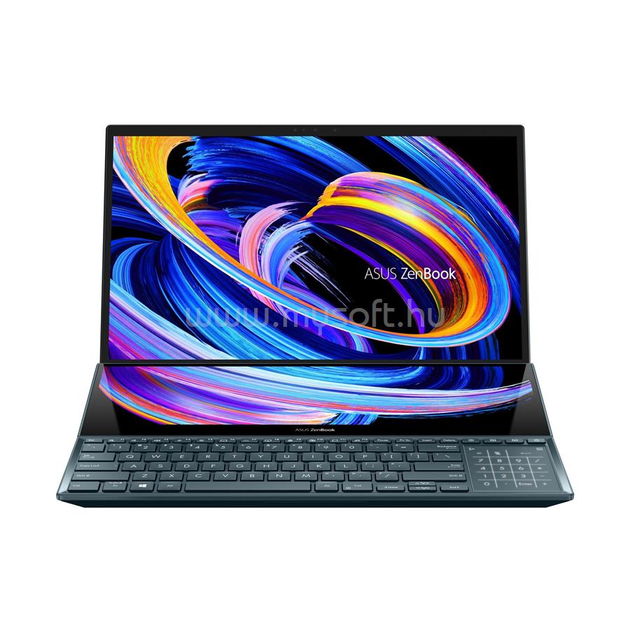 ASUS ZenBook Pro Duo OLED UX582HS-H2003X Touch (Celestial Blue - NumPad) + Sleeve + Stand + Stylus