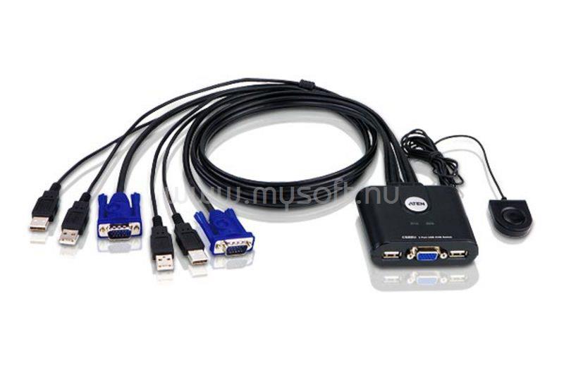 ATEN CS22U 2 portos KVM Switch