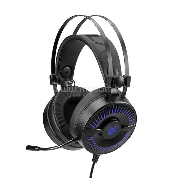 AULA Cold Flame mikrofonos gamer fejhallgató