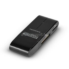 AXAGON CRE-D4B USB 2.0 SD/microSD/MS/M2 fekete kártyaolvasó CRE-D4B small