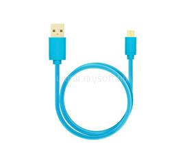 AXAGON USB 2.0 A - micro USB 2.0 B 2 m kék kábel BUMM-AM20QL small