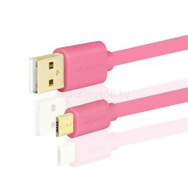 AXAGON USB 2.0 A - micro USB 2.0 B 2 m pink kábel BUMM-AM20QP small