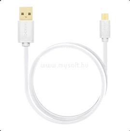 AXAGON USB 2.0 A - micro USB 2.0 B 2 m fehér kábel BUMM-AM20QW small