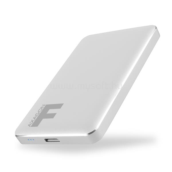 AXAGON EE25-F6G USB 3.0 szürke csavar nélküli külső alumínium 2,5" HDD/SSD ház