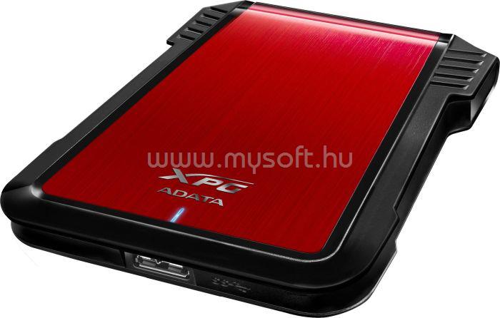 ADATA SSD/HDD EX500 piros külső (USB 3.1)ház