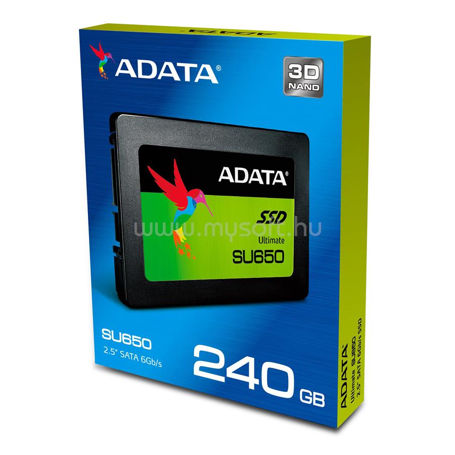 ADATA SSD 240GB 2,5" SATA 7mm SU650