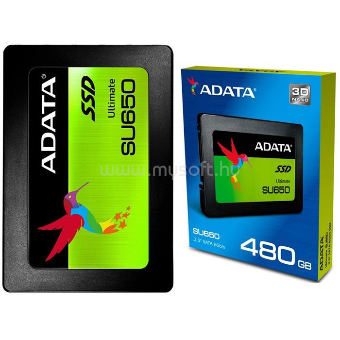 ADATA SSD 480GB 2,5" SATA 7mm SU650 Series
