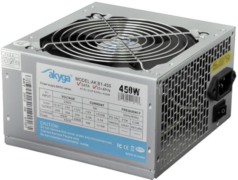 AKYGA tápegység AK-B1-450 Basic 450W