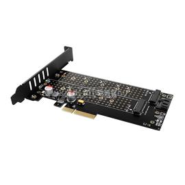 AXAGON PCEM2-DC PCI-Express - NVME+NGFF M.2 hűtővel ellátott adapter PCEM2-DC small