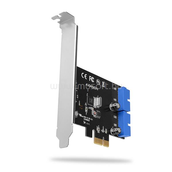 AXAGON PCEU-034VL 4 db belső USB3.2 portos 1 sávos PCI-Express kártya