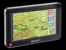 BECKER Active 43 Traffic Egész Európa térképpel (43 ország) 1501090000 small