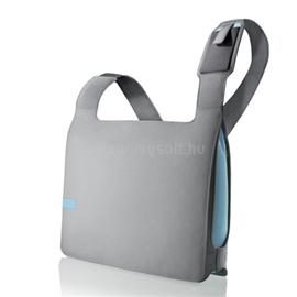 BELKIN Carrying Case Ceylon Messenger Bag (Dark Gray/Light Blue for Notebook up to 15.4") F8N059EADGL small