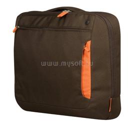 BELKIN Carrying Case Messenger Bag (Polyester/Fabric, Chocolate/Burnt Orange for Notebook up to 15.6") F8N244EA086 small