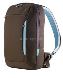 BELKIN Carrying Case Slim Back Pack (Nylon/Polyester, Chocolate/Tourmaline for Notebook up to 15.6") F8N256EARL small
