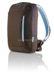 BELKIN Carrying Case Slim Back Pack (Nylon/Polyester, Chocolate/Tourmaline for Notebook up to 17") F8N159EARL small