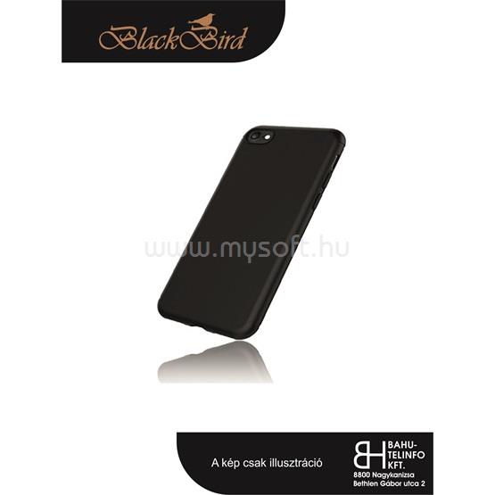 BLACKBIRD Matt slim Szilikon tok Iphone XS Max - fekete