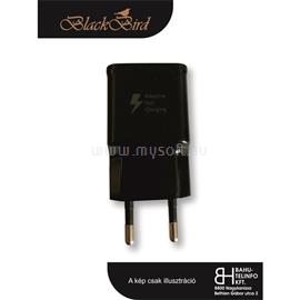 BLACKBIRD Telefon töltőfej gyorstöltő OEM logo nélkül - fekete BH1027 small