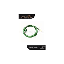 BLACKBIRD Micro USB töltő kábel - 2A - 1m - zöld BH189 small