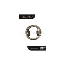 BLACKBIRD Iphone Adatkábel 5/5S/6/6S/7/8/X - 2A - 3m - ezüst BH164 small