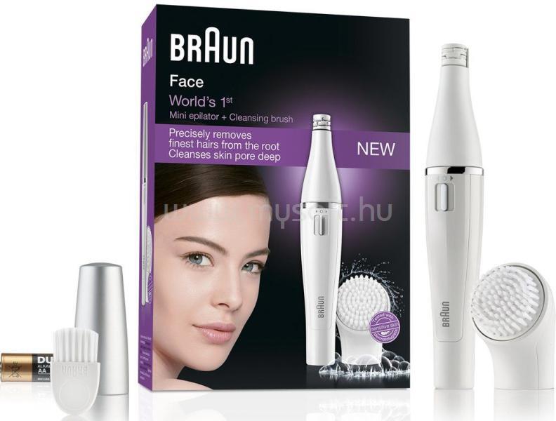 BRAUN SE810 arcepilátor és arctisztító