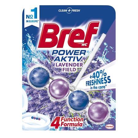 BREF WC illatosító golyók, 50 g, "Power Aktiv", levendula