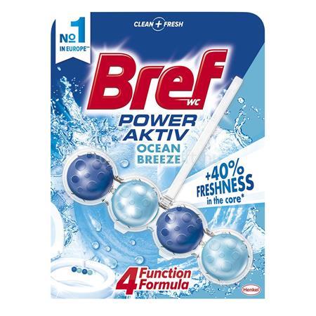 BREF WC illatosító golyók, 50 g, "Power Aktiv", óceán