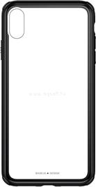BASEUS See-through Glass iPhone Xr 6.1 fekete TPU tok WIAPIPH61-YS01 small