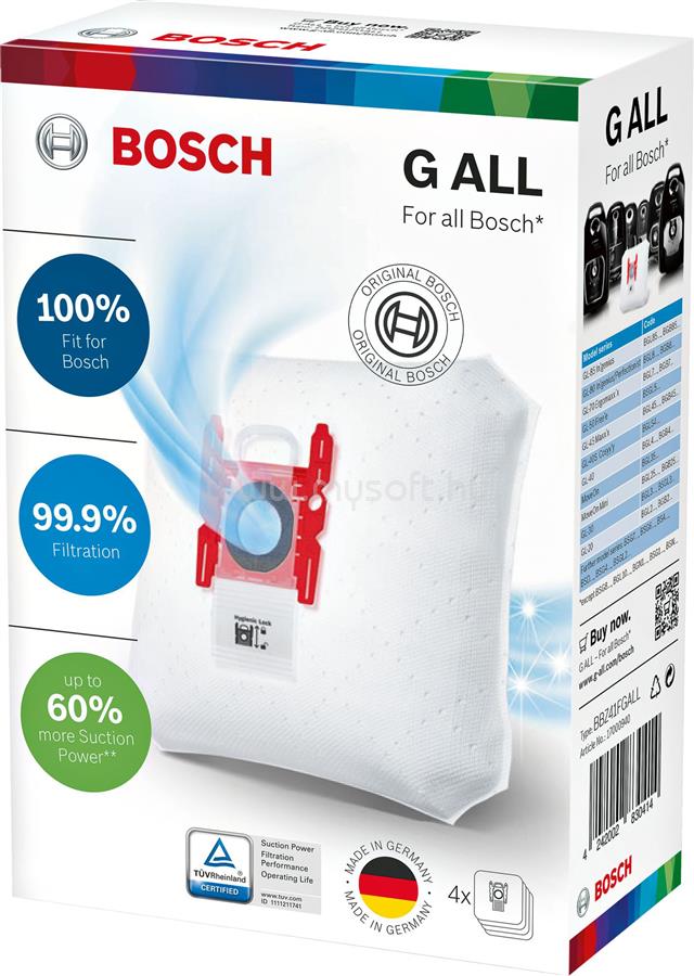 BOSCH BBZ41FGALL Porzsák