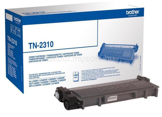 BROTHER Toner TN-2310 Fekete (1200 oldal)