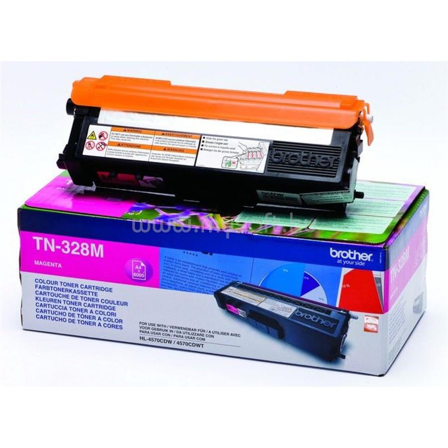 BROTHER Toner TN-328M Magenta (6000 oldal)