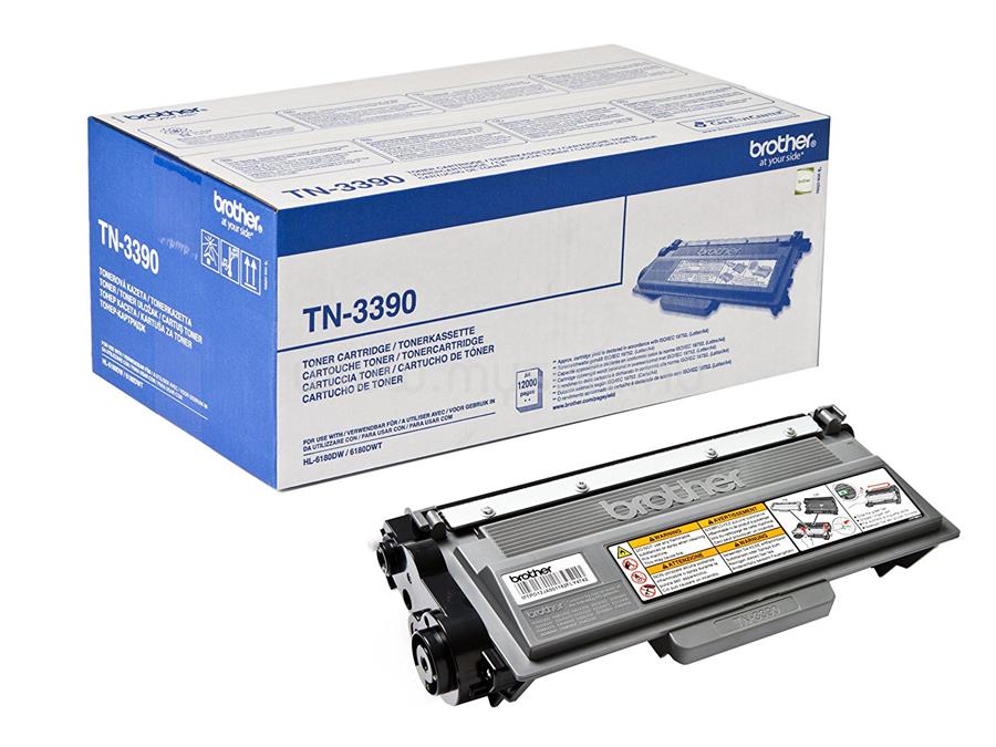 BROTHER Toner TN-3390 Fekete (12 000 oldal)