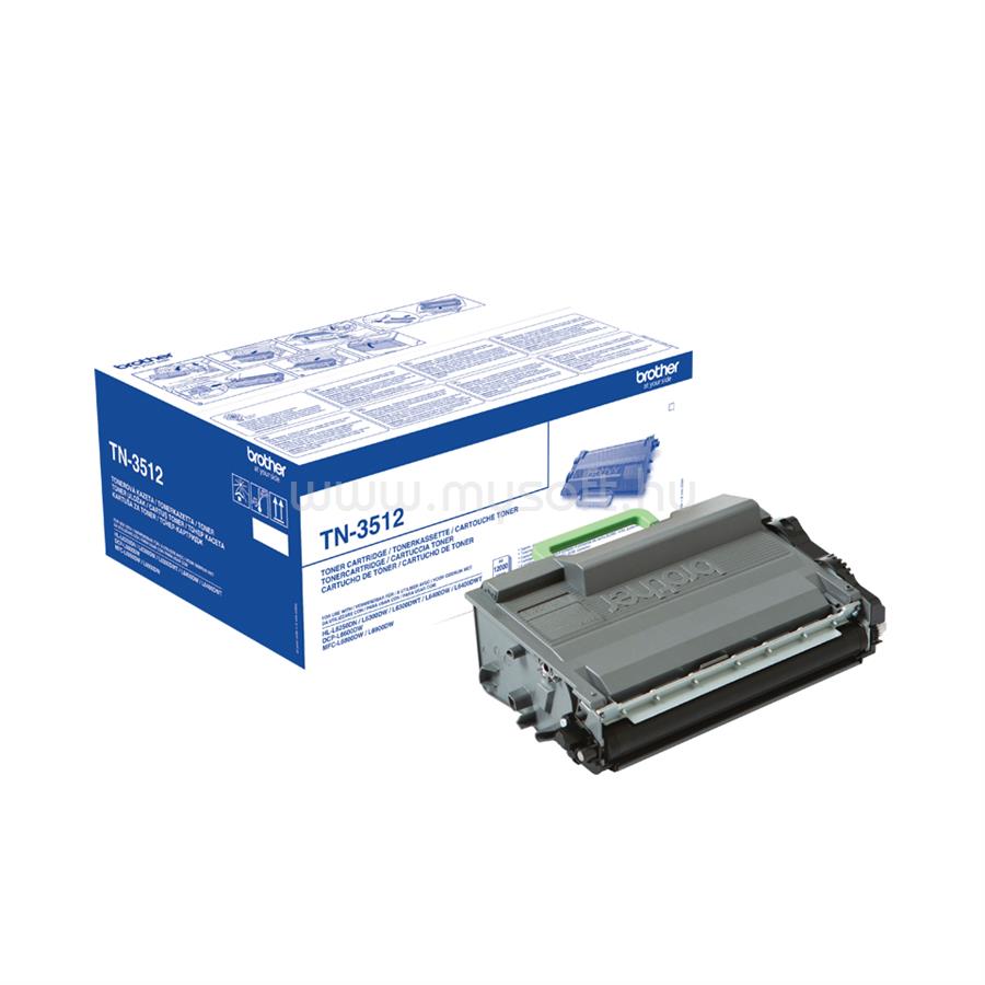 BROTHER Toner TN-3512 Fekete (12000 oldal)