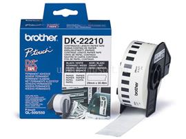 BROTHER DK-22210 fehér alapon fekete folytonos címke tekercsben 29mm (30.48m) DK22210 small