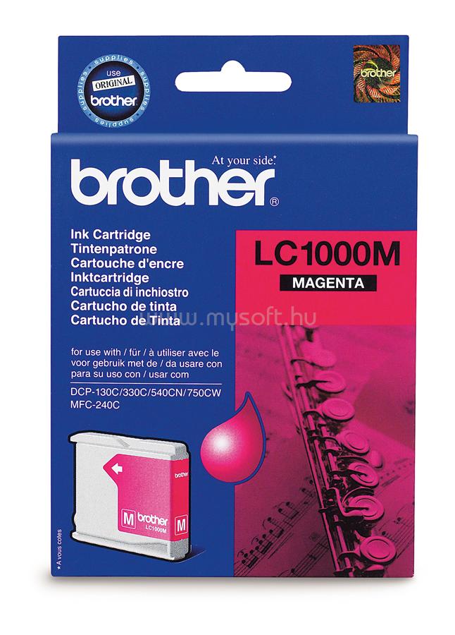 BROTHER Patron LC1000M Magenta (500 oldal)