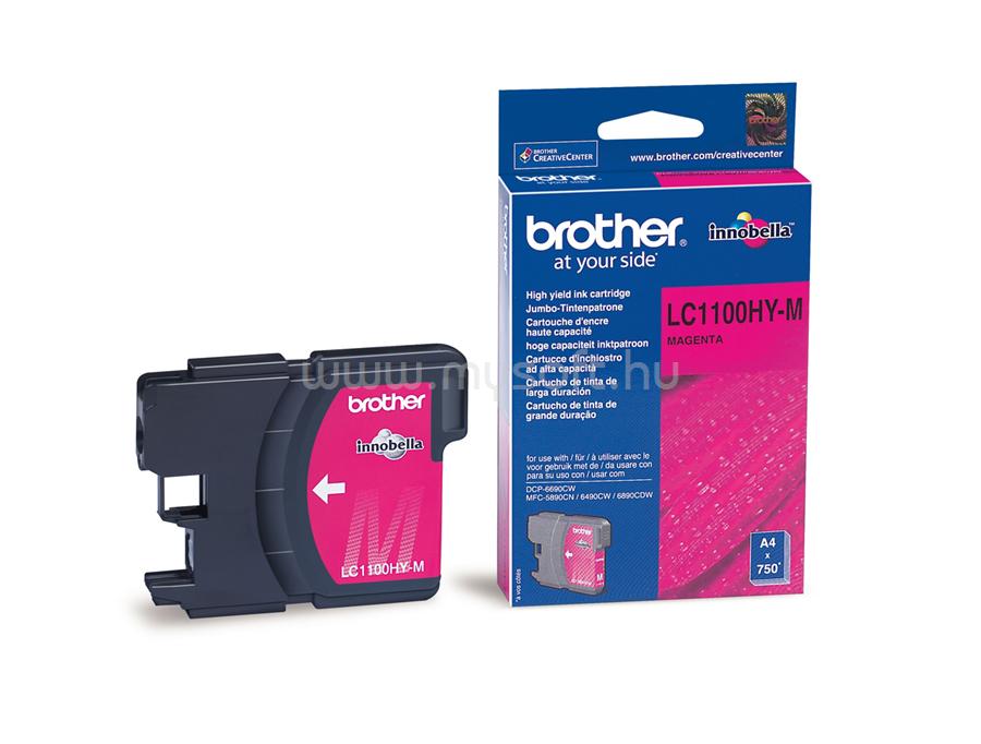 BROTHER Patron LC1100HYM Magenta (750 oldal)