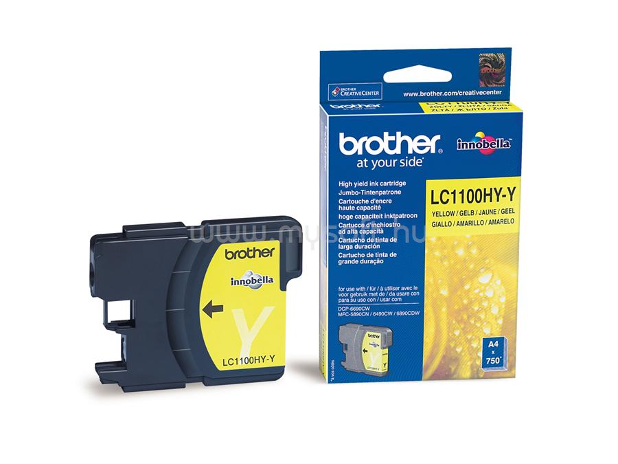 BROTHER Patron LC1000HYY Sárga (750 oldal)
