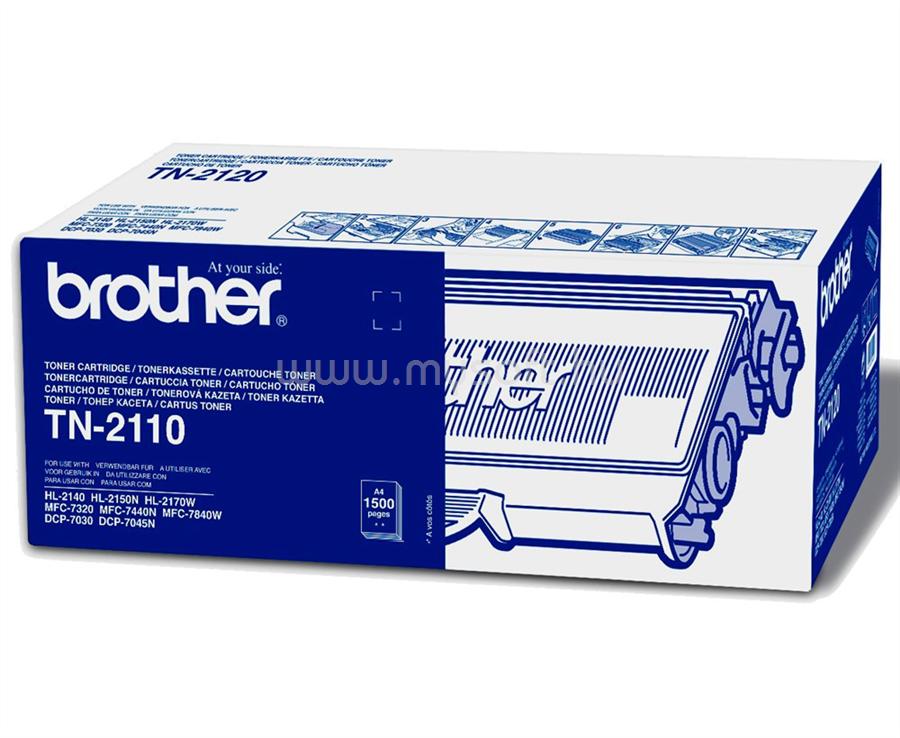BROTHER Toner TN-2110 Fekete (1500 oldal)