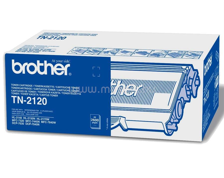 BROTHER Toner TN-2120 Fekete (2500 oldal)