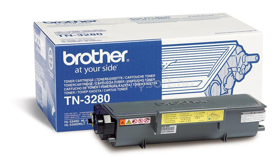 BROTHER Toner TN-3280 Fekete (8000 oldal)