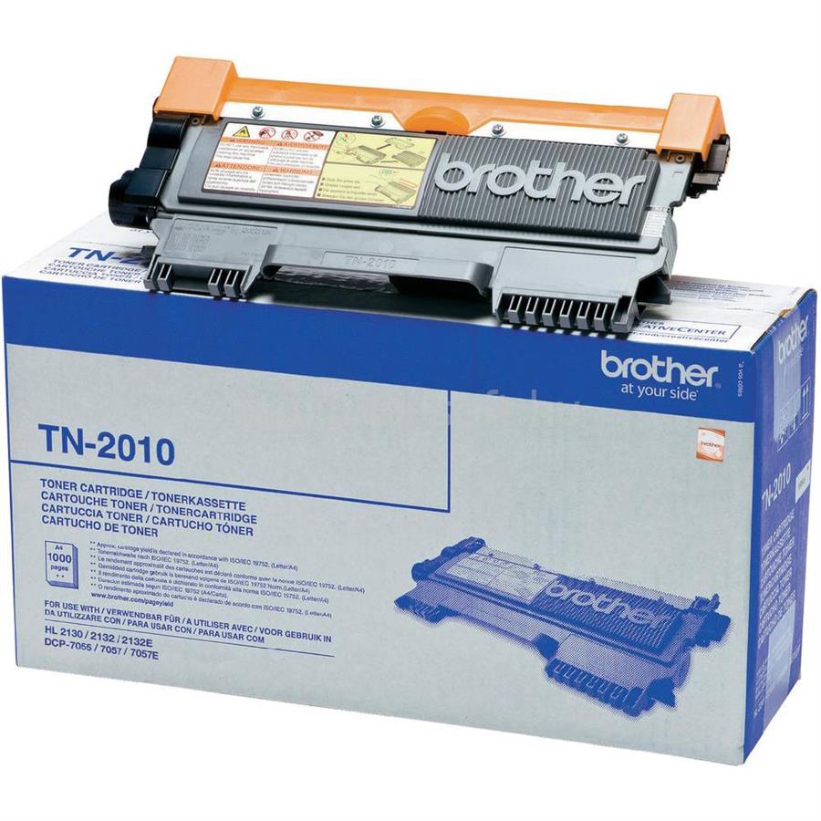 BROTHER Toner TN-2010 Fekete (1000 oldal)