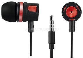 CANYON CNE-CEP3R Sztereo mikrofonos fülhallgató, piros