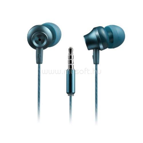 CANYON CNS-CEP3BG Sztereo mikrofonos fülhallgató, kék-zöld