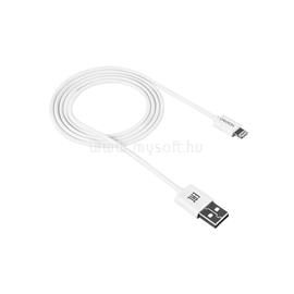 CANYON Lightning USB kábel, 1 méter (fehér) CNE-CFI1W small