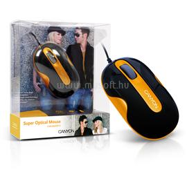 CANYON Optical Wired Mouse CNR-MSD01) Black/Orange CNR-MSD01O small