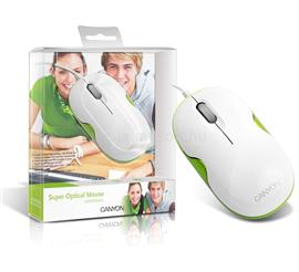 CANYON Optical Wired Mouse CNR-MSD03 White/Green CNR-MSD03G small