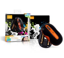 CANYON Laser Wireless Mouse CNR-MSLW01 Black/Orange CNR-MSLW01O small