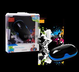 CANYON Optical Wireless Mouse CNR-MSOW01 Black/Blue CNR-MSOW01BL small